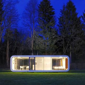 20FT Prefabricated Luxury Capsule Apple Pod Modular Stylish House