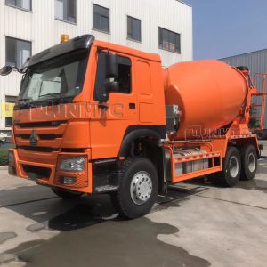 SINOTRUK HOWO Auto Loading Concrete Mixer 10 Wheeler 371hp 12m3