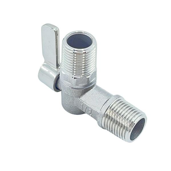 Quality Customization Outlet Stainless Steel Angle Valve with Handle Customizable Request wholesale