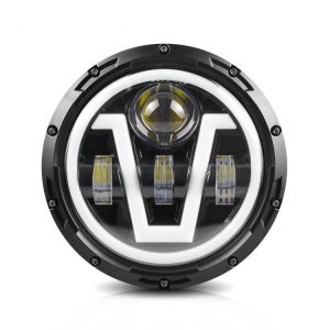 7 Inch 6500K 85W Halo Fog Lights Auto High Power
