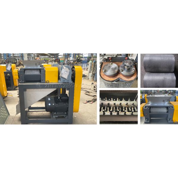 Double Roller Press Type Dry Powder Fertilizer Granulator Machine