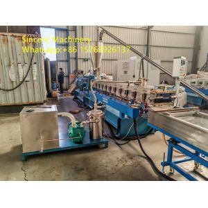 China Customized Plastic Pelletizing Line For PVC PP PE PA ABS PC PS PMMA Recycling Material on sale