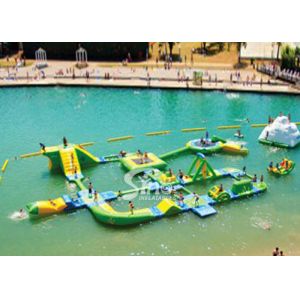 40x32m kids N adults giant inflatable floating water park combined with iceberg,