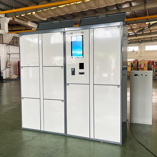 Smart Locker Box Parcel Delivery Service With Remote Control Automatic Self Service With Remote Control App Integration