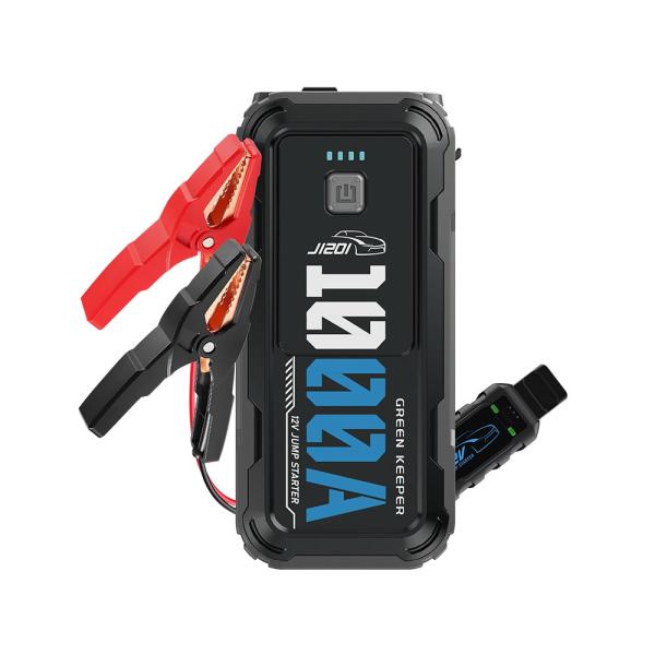 1000A 12V Portable Car Power Bank Jump Starter with LED Light and USB-A Charging
