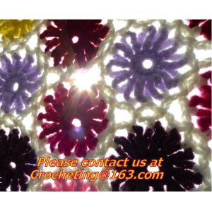 rustic handmade knitted crochet towel blanket carpet tablecrochet blanket sofa