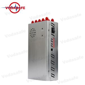 Cheap GPS Lojack 4G 5G Portable Signal Jammer , Mobile Network Blocking Device Compatible With ICNIRP for sale