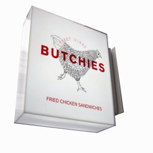 China Slim Indoor LED Advertising Light Box For Hotel Sprinkler Bar on sale