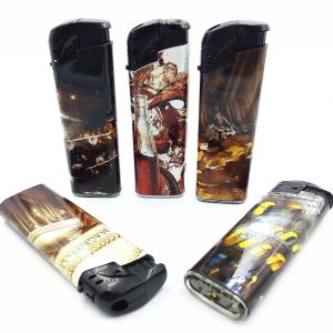 Disposable Custom Printing Sticker Plastic Gas Electronic Lighter within Your