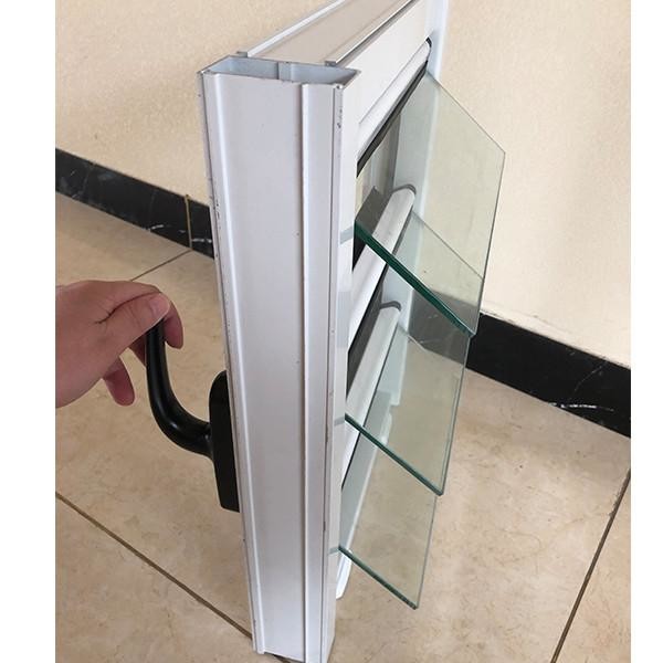 Quality Functional Blind Shutter Louver Glass Window With Simplicity Material wholesale