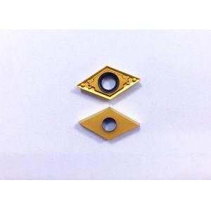 PVD Coating Golden Color External Turning Insert Tools For Lathe DCMT11T304-HQ