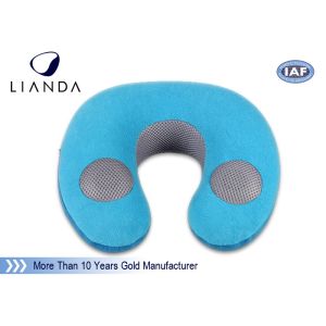 Natural Music Sound Vibrating Massage Neck pillow with speaker , Memory Foam