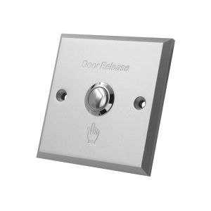 Wireless Handicap Push Button Screw Terminal , Fireproof Push To Exit Switch