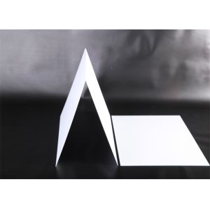 Matte White PVC Core Sheet 295x485mm Size Vicat 72 Degree Surface Tension 38