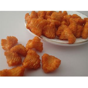 Spicy Flavor Crispy Rice Crackers BRC Certificate Chinese Glutinous Rice