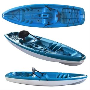 Cheap Chinese Wholesale Kayaks And Canoes Sit On Top Kayak HDPE Plastic Blow Molded Water Sports Cheap Kayak For Kids for sale