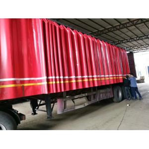 High Strength Tarpaulin Side Curtain Environmentally Friendly Material Made