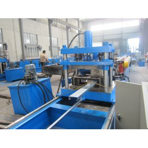 Cheap Galvanized steel automatic C type purlin roll forming machine width adjustable for sale