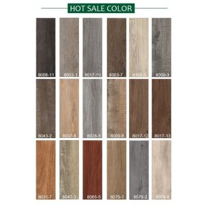 SPC Flooring Modern Design Fireproof Luxury Vinyl Plank Interlocking Stone Wood