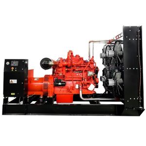 300KW 375kva Natural Gas Powered Cummins Brown Gas Generator with Water Cooled