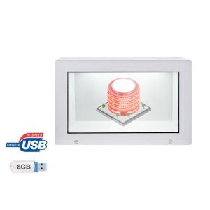 27in Transparent Lcd Showcase Digital Signage Advertising Display