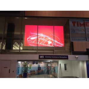 Shopping Malls Hologram Transparent Film For Projection Screens On Glass