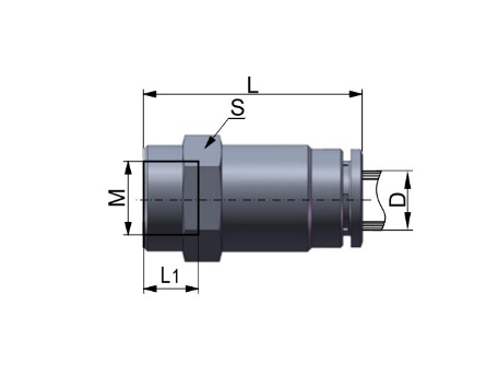 Brass Push On Female Straight Connect Pneumatic Hose Fitting 1/8" 1/4" 3/8" 1/2"