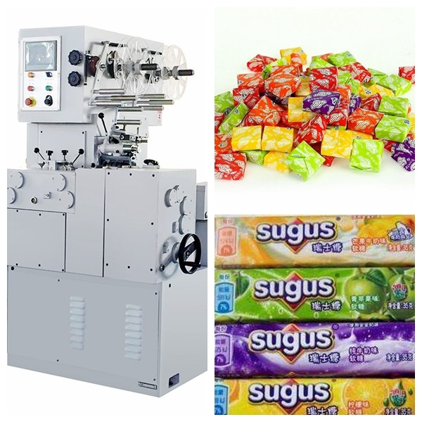 Quality Toffee Automatic Cutting And Folding Packaging Machine , Output 150-500pes / Min wholesale