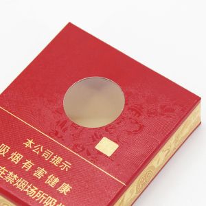 Custom Printing Blank Cardboard Cigarette Boxes Recyclable Biodegradable