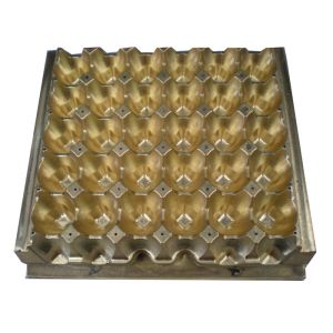 Customizable Moulding Pulp Copper 30 Cavities Egg Tray Molds / Dies