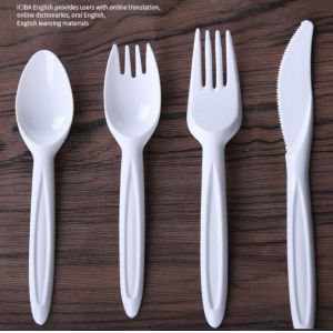 Customized KFC Disposable Thickened Plastic Cutlery Set 3.5g