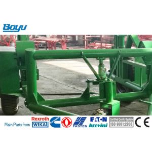 30kN Reel Carrier Trailer Transmission Line Stringing Tools For Cable Drum