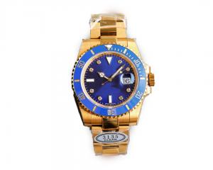 China Crystal Sapphire Mechanical Wrist Watch 10mm Case Thickness Fixed Bezel Watch on sale