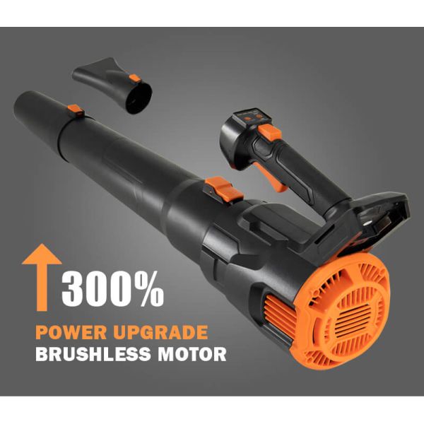 Handheld Battery Powered Cordless Leaf Blower Lightweight Portable Leaves Blower for Cleaning