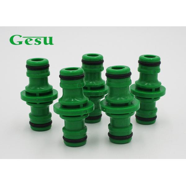 2 Way Quick Connect Hose Connectors / OEM Plastic Water Hose Fittings