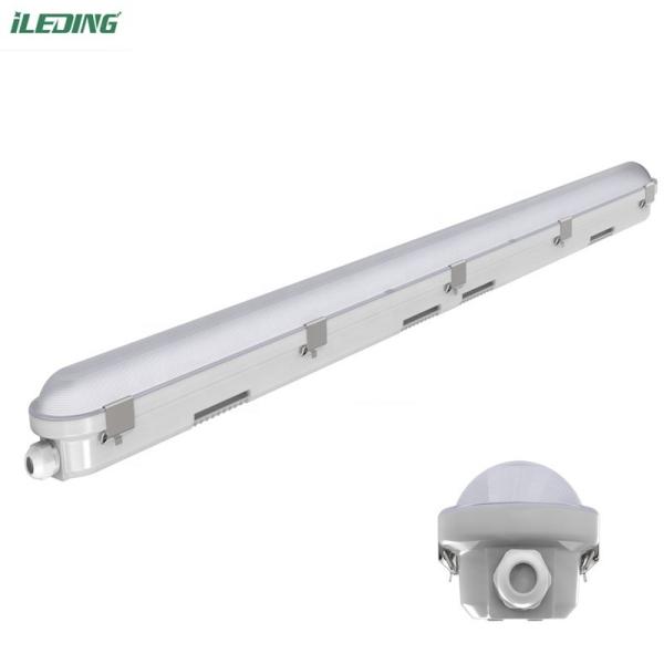 Surface Mount Tri-proof Light 5FT 24W Industrial LED Vapor Tight Fixture with