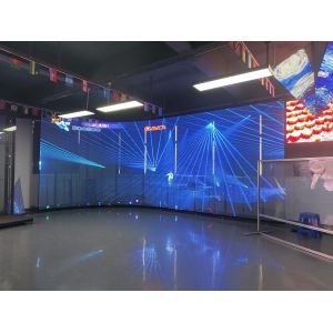 China High Brightness LED Grille Screen Full Color 6000CD For Retail Store Wall Display on sale