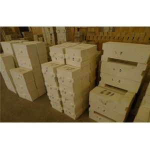 Pre - Formed Shaped Big High Alumina Block , Dry Pressed Kiln Refractory Bricks