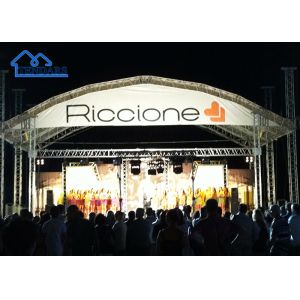 Event Stage Recyclable Portable Aluminum Stage Truss Platform , Lighting Led