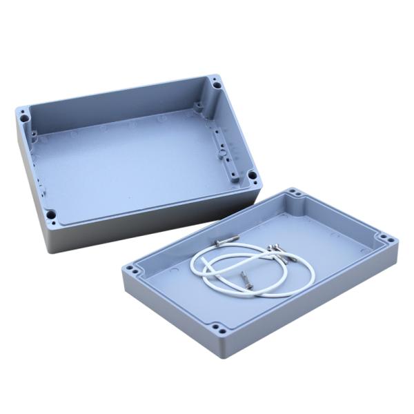 Stable Square Aluminum Junction Box Gloss Surface Easy Installation