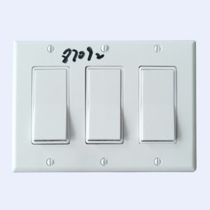White Color Switch Socket Box Mounting Bracket Prefab Ruffin 1 TO 5 Gang