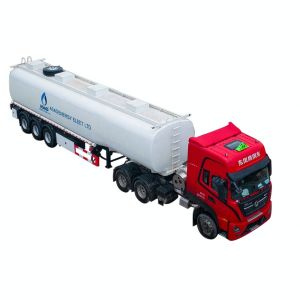 White Three Axle Truck-tractor Semitrailer