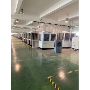 52Kw R410A Low Temperature Variable Frequency Cascade Heat Pump For Slaughterhou