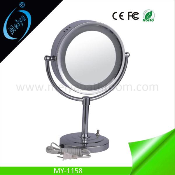 Quality LED modern standing mirror, wedding table decoration mirror with lights wholesale