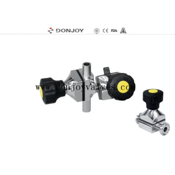 Quality ASME BPE 3/4" Multi port Donjoy Sanitary Diaphragm Valve For Pharmacy Vaccine wholesale