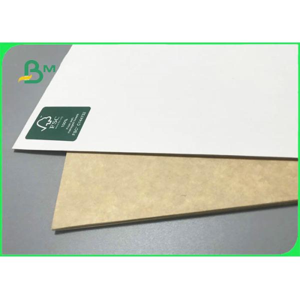 CCKB Clay coated kraft back 250g 300g Virgin Wood Pulp CCKB Clay Coated Kraft Board For Packaging Fast Food