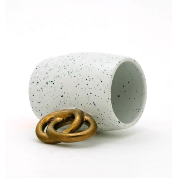 3oz Creative Tea Coffee Cup And Saucer Ceramic With 3d Handle Ceramic Tea Cup Set