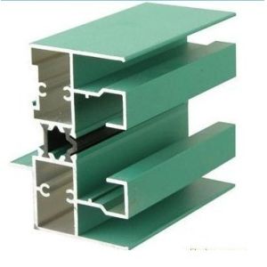 6005 T5 Aluminum Window Extrusion Profiles With Mill Finished / Powder painted /