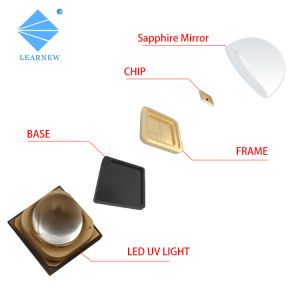 Quartz Glass Lens 3W 3838 High Intensity Smd UVA Led Chip High Power