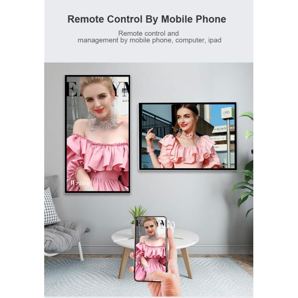 18.5inch 4K Smart Vertical Digital Signage Display Sign Boards Indoor